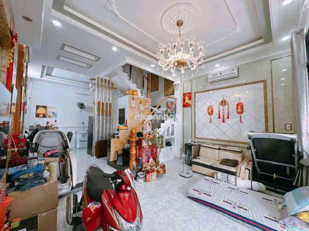 Nhà 4 tầng_ ngang 5.1m_ hẽm xe hơi né nhau _huỳnh tấn phát _ nhà bè - 4