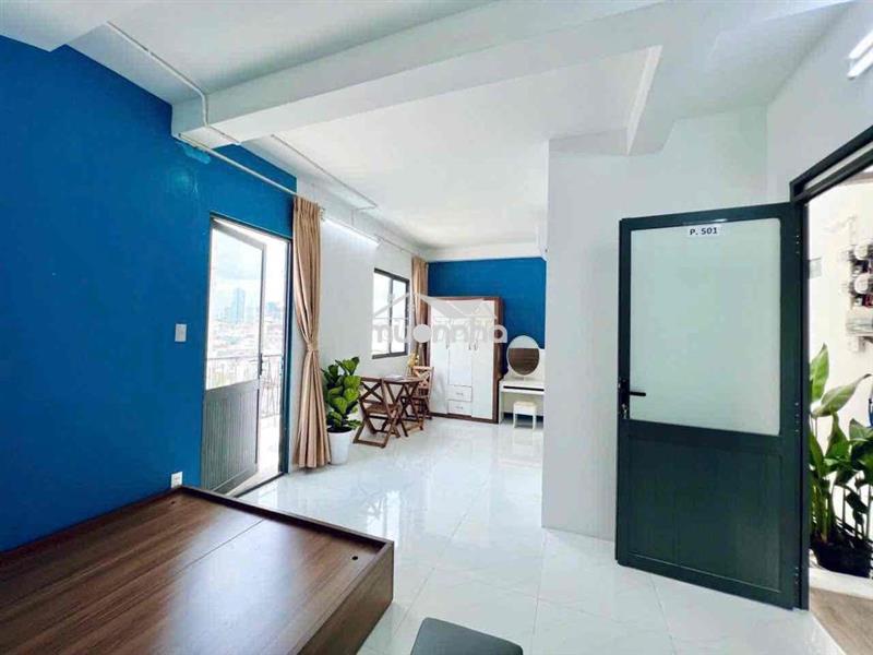 Cho thuê căn hộ 1pn tách bếp, ban công, thang máy ngay nguyễn trãi q1