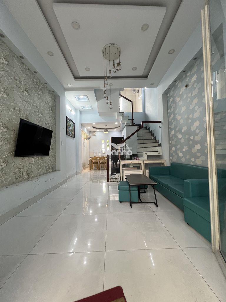 Nhà nguyên căn lê văn thọ p11, 4 tầng. hẻm xh 1 sẹc. giá 12tr full nt - 4