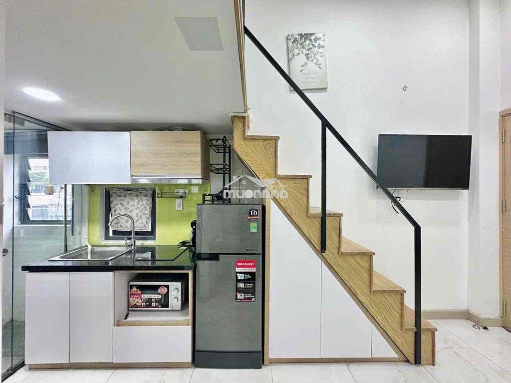 Duplex gác cao  | máy giặt riêng | full nội thất | quận 10 - 3