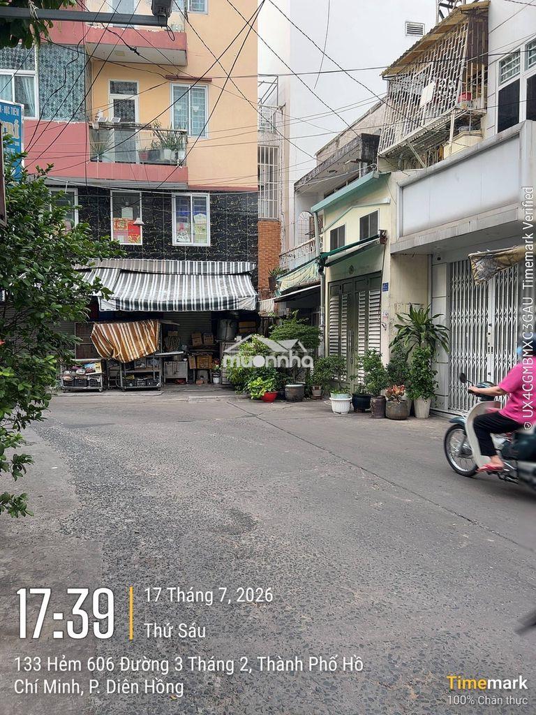 Nhà hẻm xe hơi 3/2 p14 q10 dt: 3.5*15m giá 8.8 tỷ tl, kết cấu 1 lầu