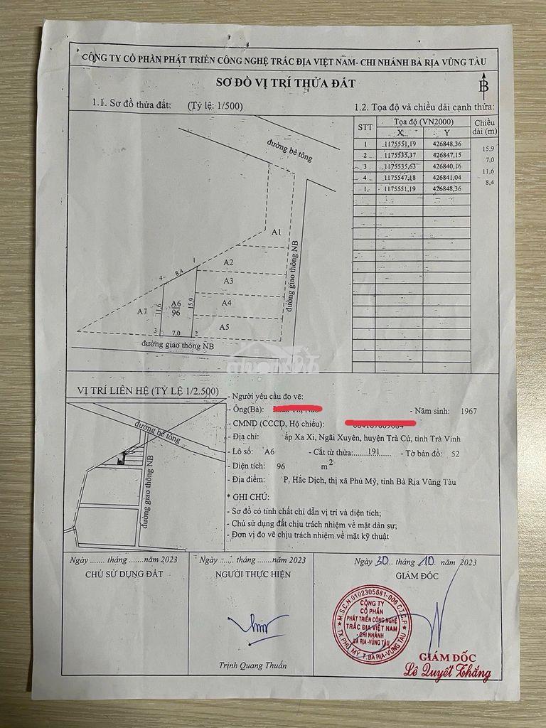 Bán đất nông nghiệp phú mỹ (có sẵn nhà)  - 4