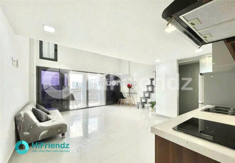 Cho thuê căn hộ dịch vụ duplex 40m2 quận  gần kcx tân thuận, ntt, ufm