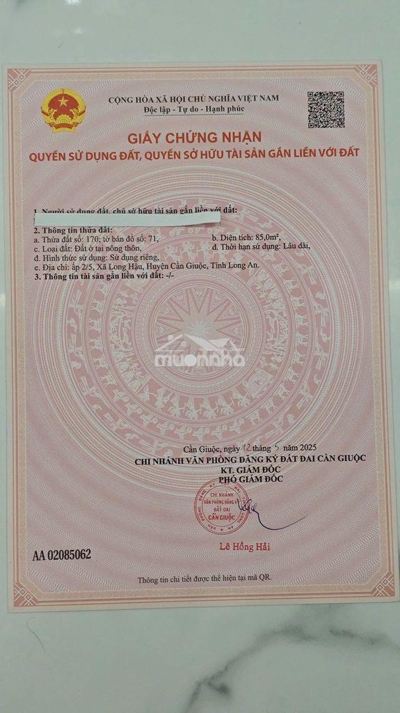 Bán đất thổ cư đường lê văn lương nối dài - 3