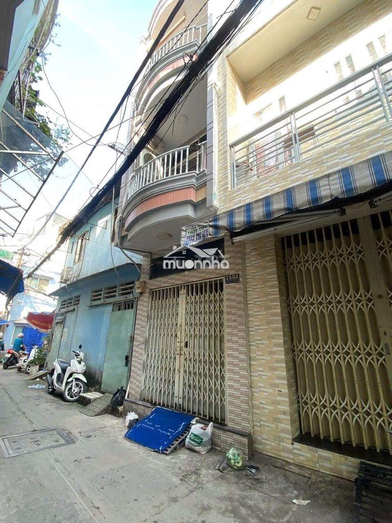 Nhà 3 tầng btct, nguyễn bặc f3. dt 38m2 (nở hậu) , dt sàn 120m2. 5pn