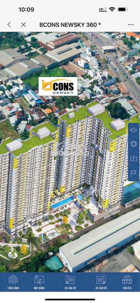 Căn hộ mặt tiền ql13 2pn,55m2, liền kề aeon mall giá 2,6tỷ đã vat