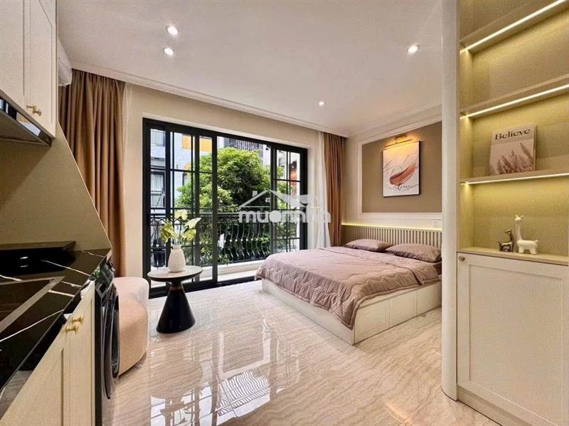 Cho thuê căn hộ studio ban công lớn full nội thất thành thái quận 10