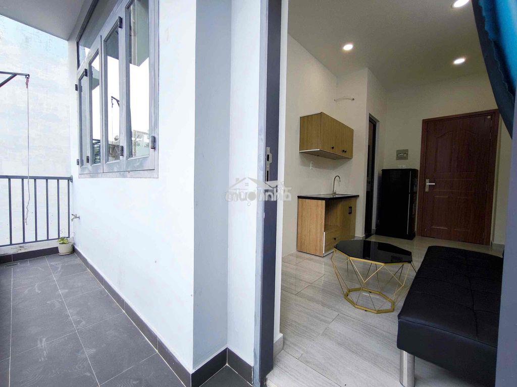Chung cư 1pn 40m2 đầy đủ tiện nghi ban công_mới 100%_kdc lê thành 😍 - 4