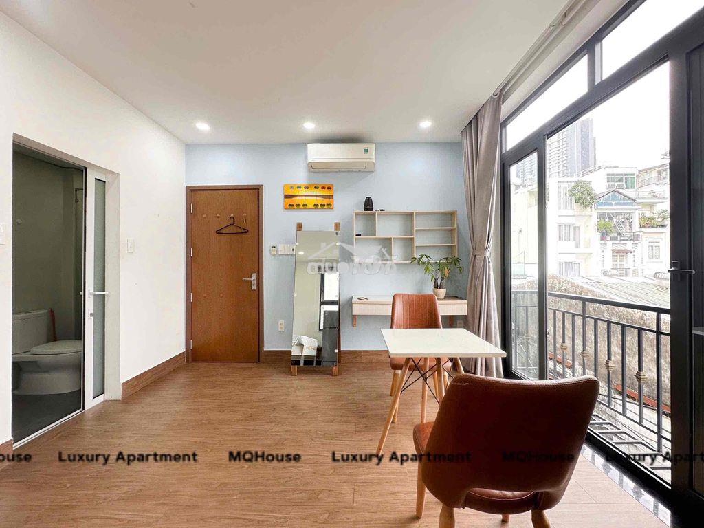 Studio 35m² full nội thất – cửa kính lớn, ban công thoáng – ngay trần - 2