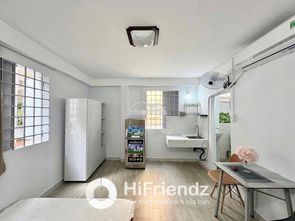 Studio cửa sổ trời sạch sẽ | đi bộ qua đại học sài gòn, sư phạm - 2