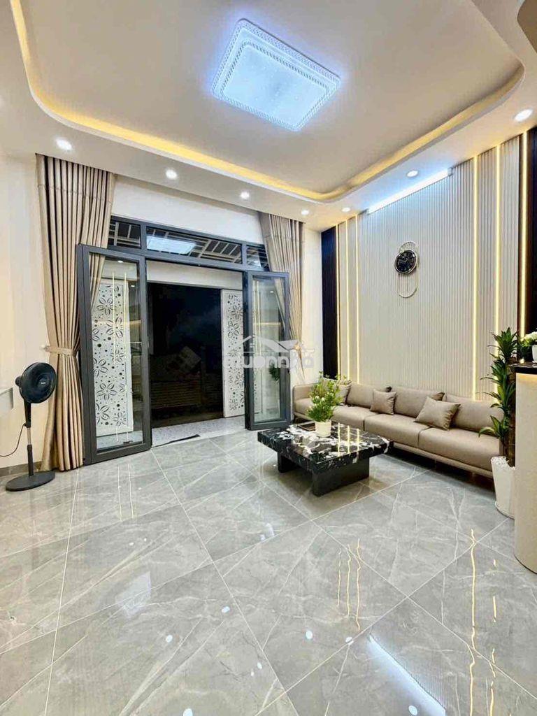 Nhà phố xây dựng mới - hẻm 3m huỳnh tấn phát gần công an thị trấn - 4