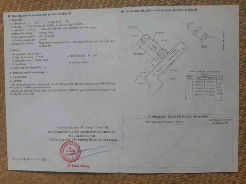6,4 tỷ – nhà 2 tầng mặt tiền tiền lân 18 – ngang 5m – dài 23m – nở hậu - 2