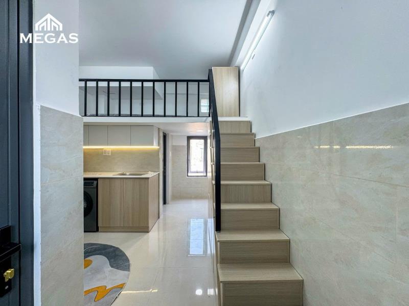 Phòng trọ có gác mới 100%, máy giặt riêng, nội thất cao cấp, ngay điện biên phủ, bạch đằng, ngã tư hàng xanh, đi bộ tới đại học hồng bàng, uef, hutech - 2
