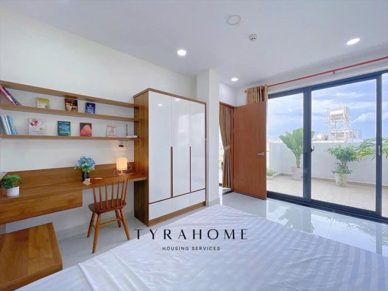 Chu thuê phòng tách bếp - giặt riêng - thang máy - balcony lớn, gần trường văn lang, chợ bà chiểu  - 2