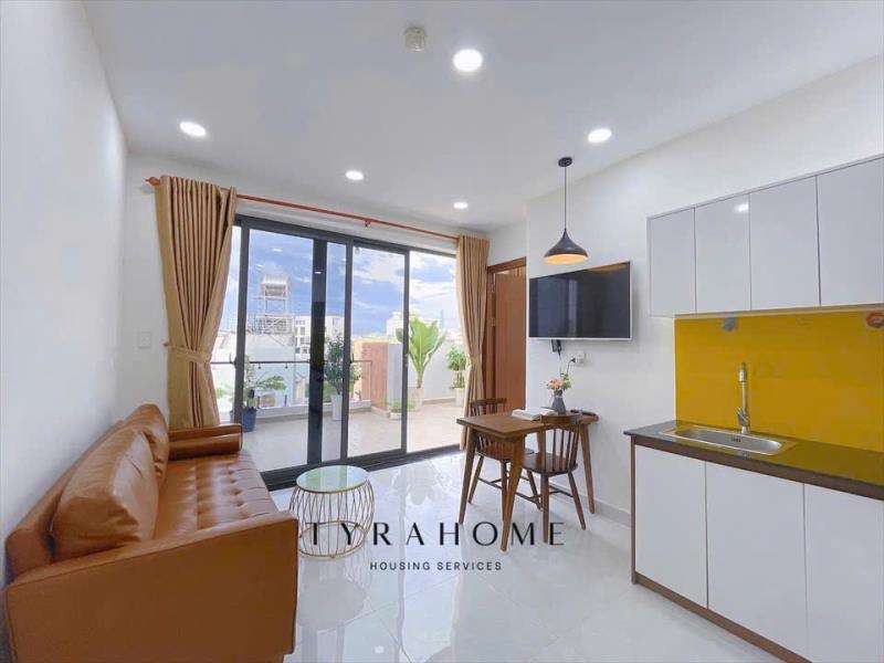Chu thuê phòng tách bếp - giặt riêng - thang máy - balcony lớn, gần trường văn lang, chợ bà chiểu  - 3