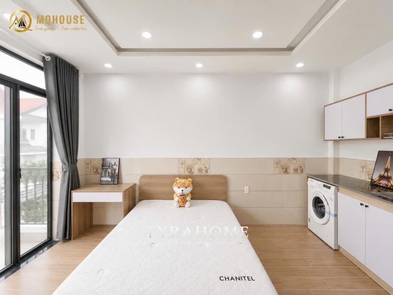 Cho thuê căn hộ studio - ban công - full nội thất - 4