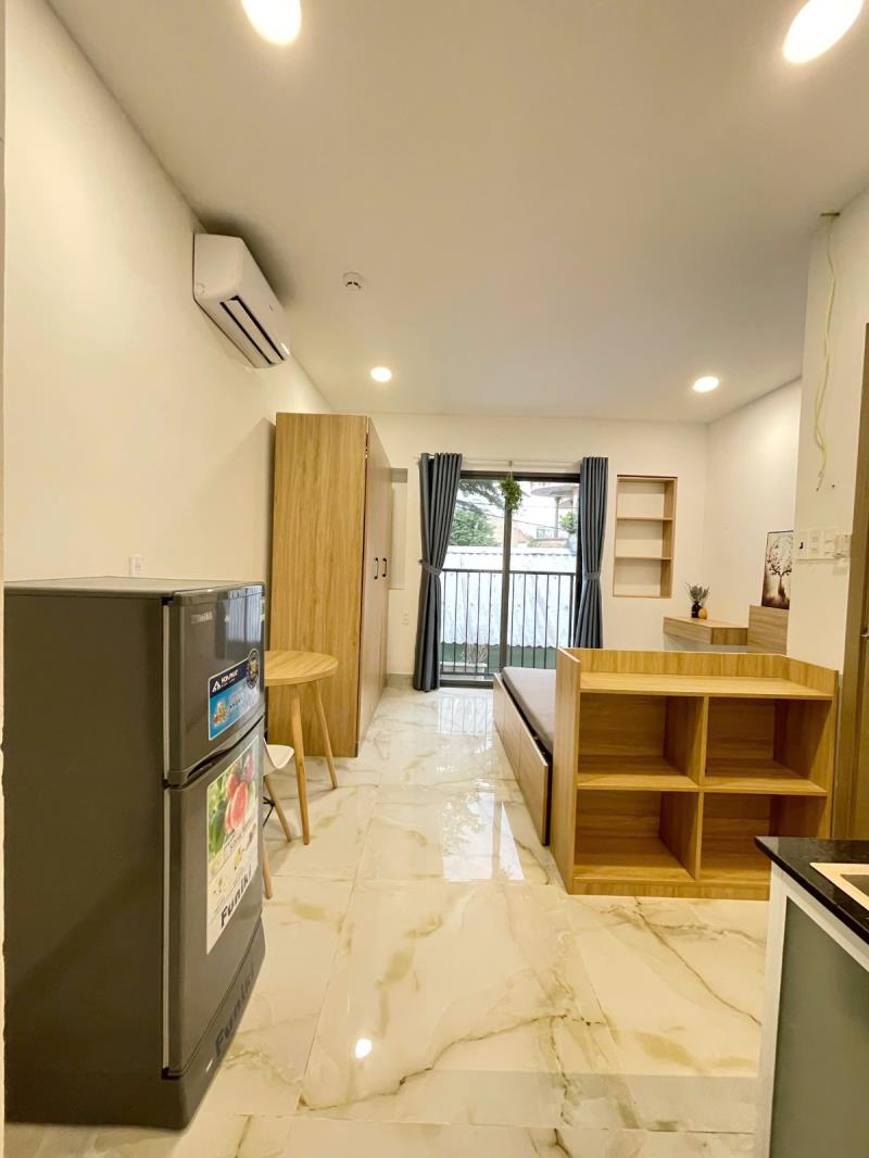 Cho thuê căn hộ studio có ban công tòa nhà mới  bình quới bình thạnh - 3