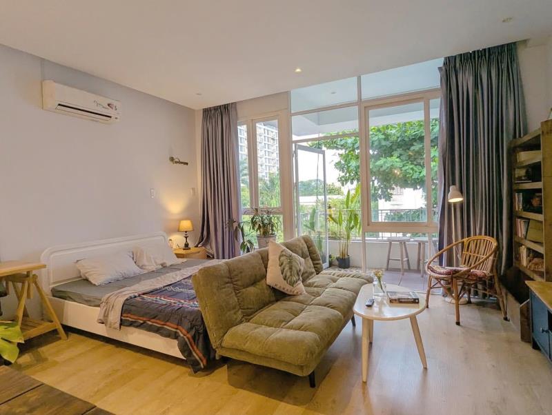 Cho thuê hệ thống căn hộ 1pn 2pn 60m2 đường bạch đằng thuận tiện đi sân bay tsn, nhà ga t3