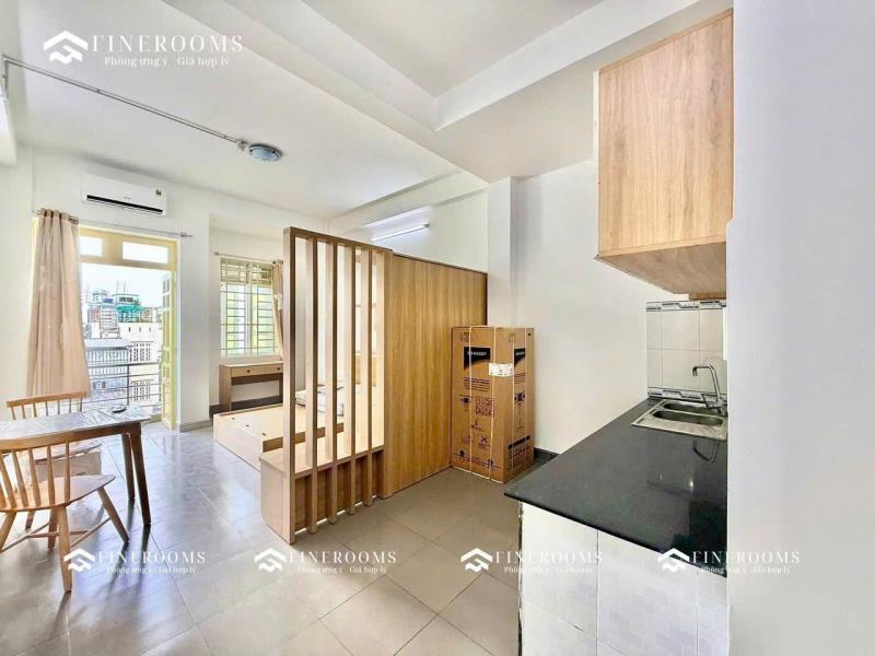 Cho thuê căn hộ studio ban công - đường bạch đằng - sát sân bay tân sơn nhất - công viên gia định