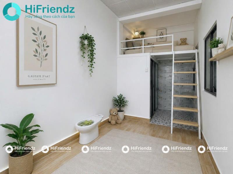 Cho thuê phòng có gác 20m2, cửa sổ trời, full nội thất ngay nguyễn gia trí, bình thạnh gần ngã tư hàng xanh, gần trường đại học hutech, hồng bàng, ngoại thương, giao thông vận tải - 4