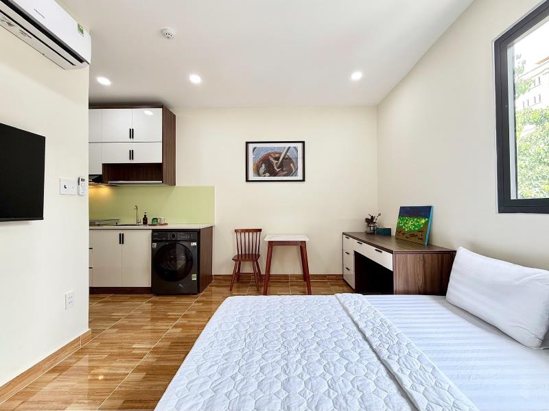 Cho thuê chung cư mini giá rẽ ngay đh mở - isb - uef - vx điện biên phủ - cv lê văn tám - 3
