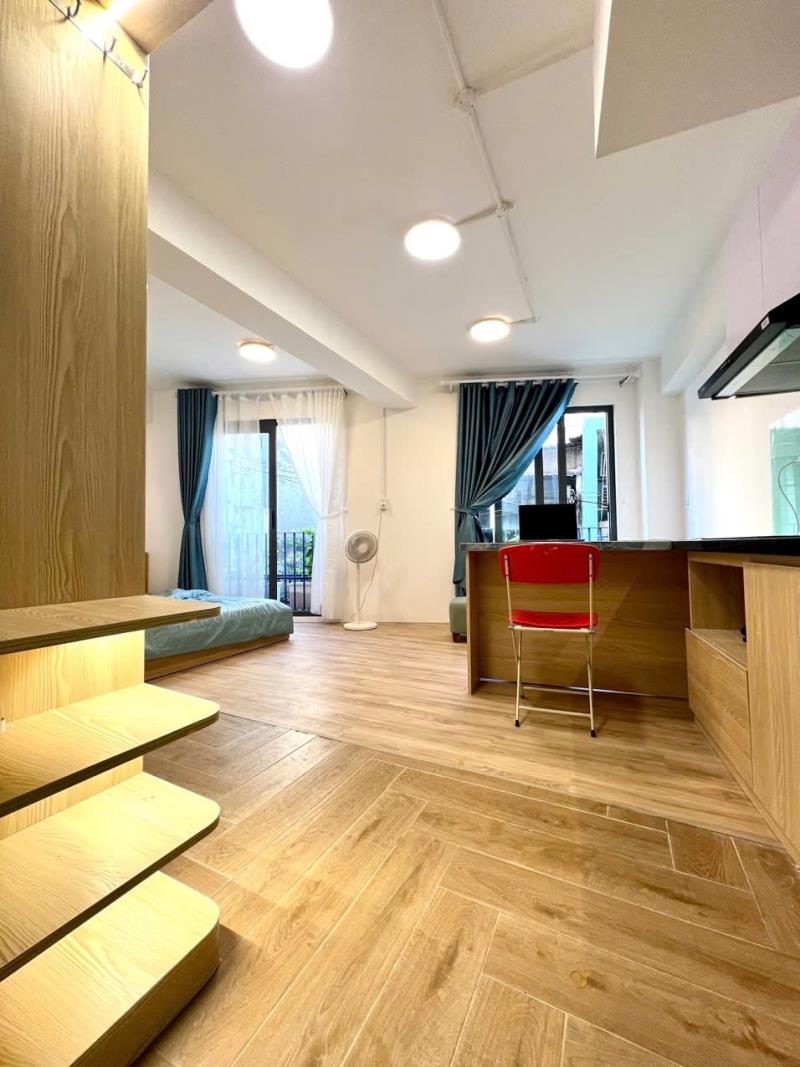 Cho thuê căn hộ balcony - thang máy - đh hutech - hồng bàng - uef - mở - isb - cầu thị nghè - 3