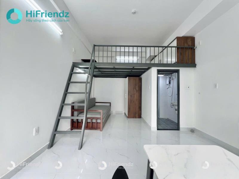 Phòng gác rộng cửa sổ thoáng ở 4 bạn thoải mái ung văn khiêm binh thạnh gần ngoại thương gtvt hàng xanh quận 1 - 4