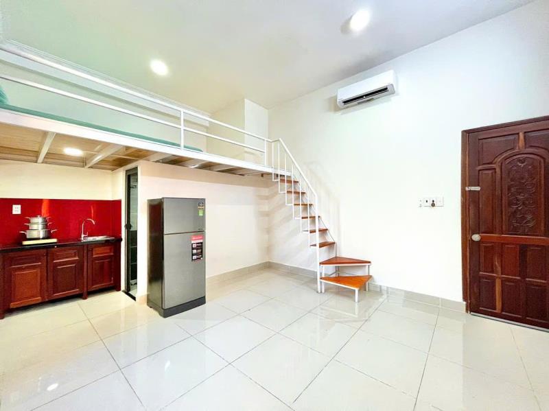 Gác lửng 30m2 cửa sổ trời thoáng full nội thất bùi đình túy gần ngã tư hàng xanh gần đh gtvt, hutech - 3
