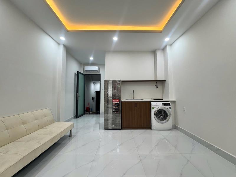 Studio 40m2 ban công - full nội thất - máy giặt riêng ngay ung văn khiêm - đại học hutech - ngã tư hàng xanh - nguyễn gia trí - điện biên phủ - 2