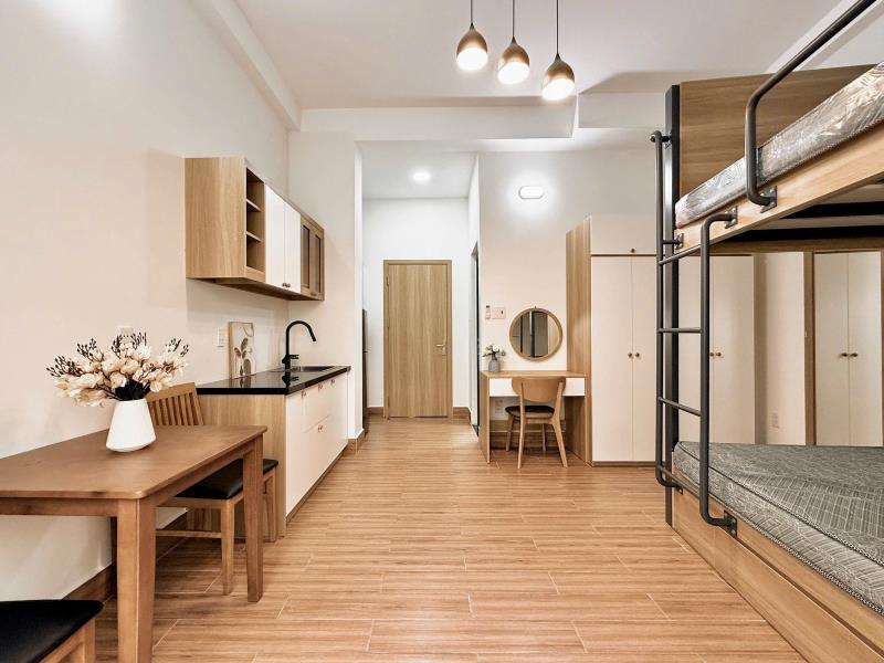 Căn hộ giường tầng, full nội thất ở được 3-4 người gần sân bay, công viên hoàn văn thụ, thuận tiện di chuyển sang phú nhuận, tân phú,... - 2