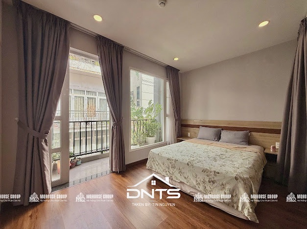 Cho thuê căn hộ 1pn balcony rộng 60m2 - thang máy - cầu thị nghè - đh hồng bàng - uef - isb - mở - 2