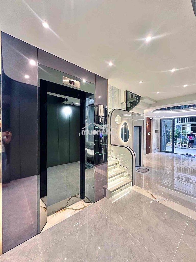 Bán nhà 6 tầng thang máy khu an hội tây gò vấp, 52m2, hẻm 6m vỉa hè