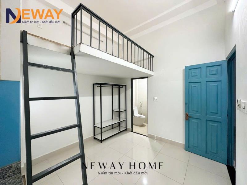 Phòng có gác mới , đầy đủ nội thất ngay đại học văn hiến - thang máy, bảo vệ, bãi xe lớn - 4