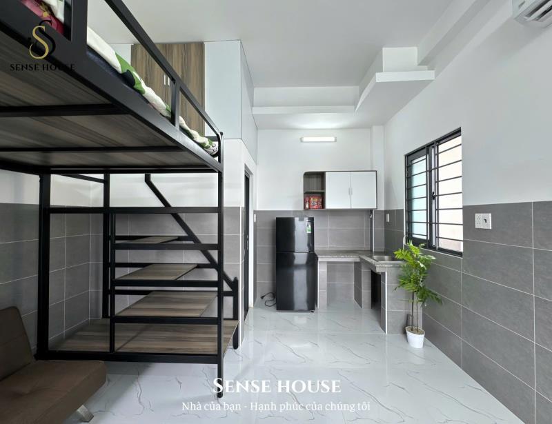 Phòng trọ giá rẻ đi bộ qua đại học văn hiến, full nội thất, có thang máy, rộng thoáng  - 3