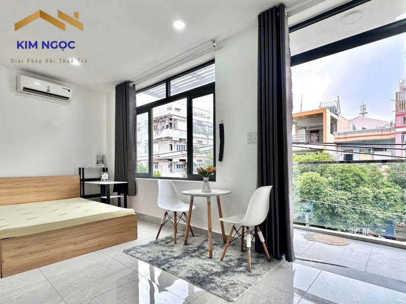 Phòng ban công đầy đủ nội thất mới xây ngay vườn lài - gần đại học văn hiến - 4