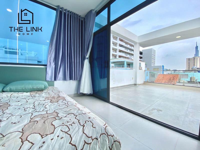 Căn hộ ban công rộng 50m2, ung văn khiêm, bình thạnh gần metro, gtvt, ftu2, full nội thất  - 2