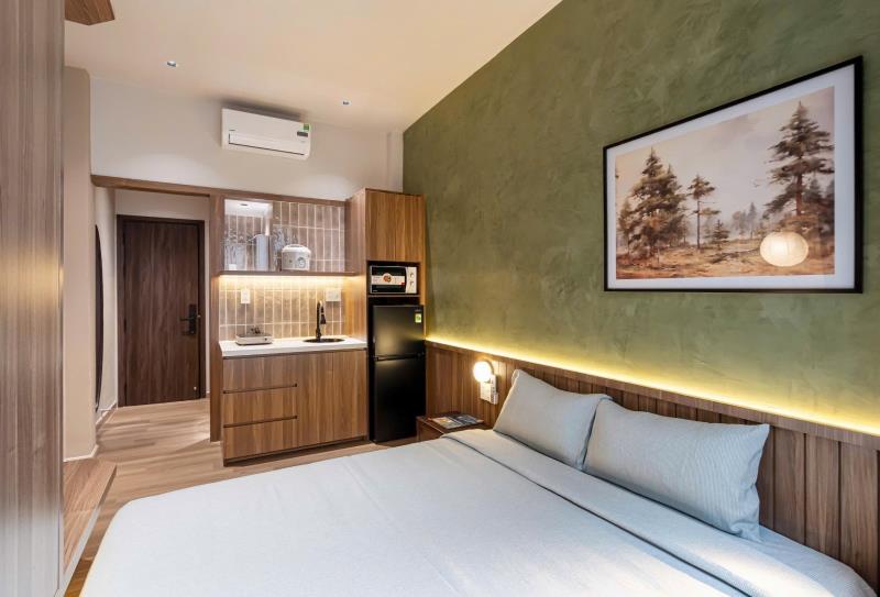 Cho thuê căn hộ 1 phòng ngủ, ban công, full nội thất cao cấp - thạch thị thanh, quận 1 - ueh, kiến trúc - gần chợ tân định  - 2