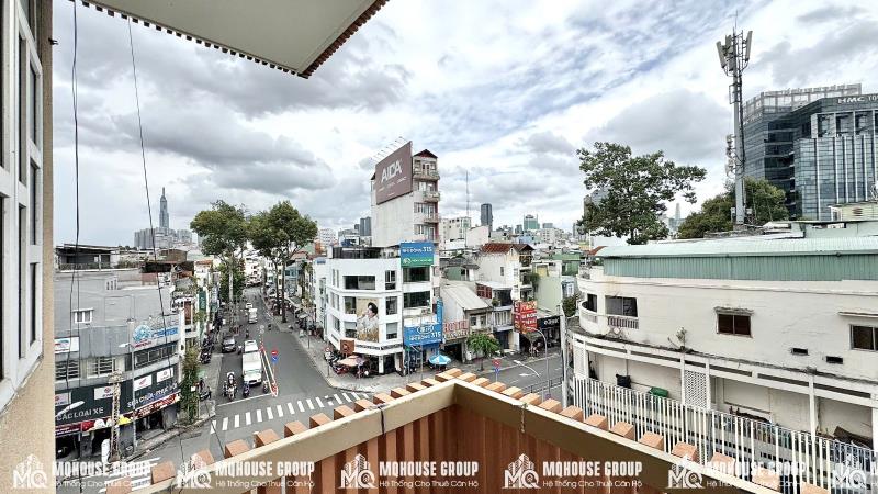 Cho thuê studio ban công mặt tiền trần quang khải quận 1 kế bên cầu bông - hầm xe - thang máy - bảo vệ 24/7 - 3