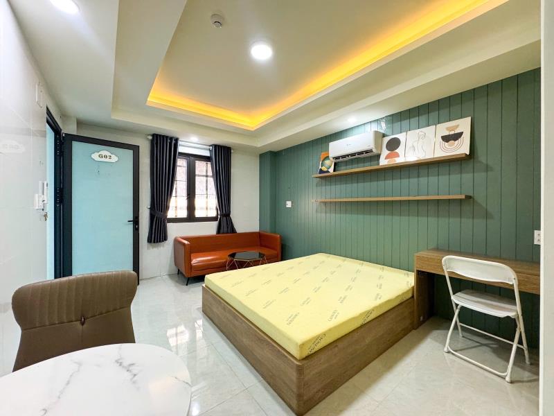 🎉 Cho thuê căn hộ 1 phòng ngủ, tách bếp - full nội thất, máy giặt riêng - bình lợi, bình thạnh - cho nuôi pet - văn lang, hutech, uef, hồng bàng 🎉 - 2