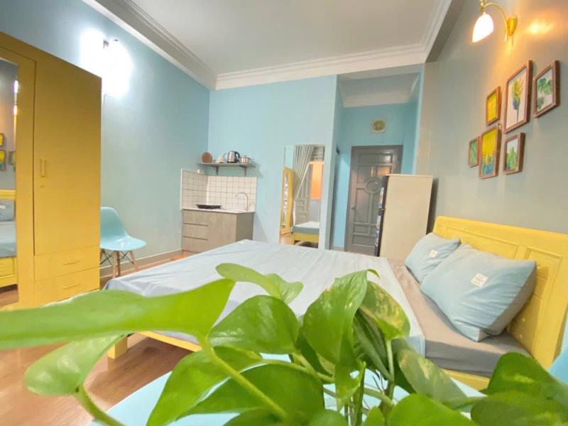 Cho thuê căn hộ ban công, gần đại học ngoại thương, gtvt  bạch đằng, bình thạnh - 2