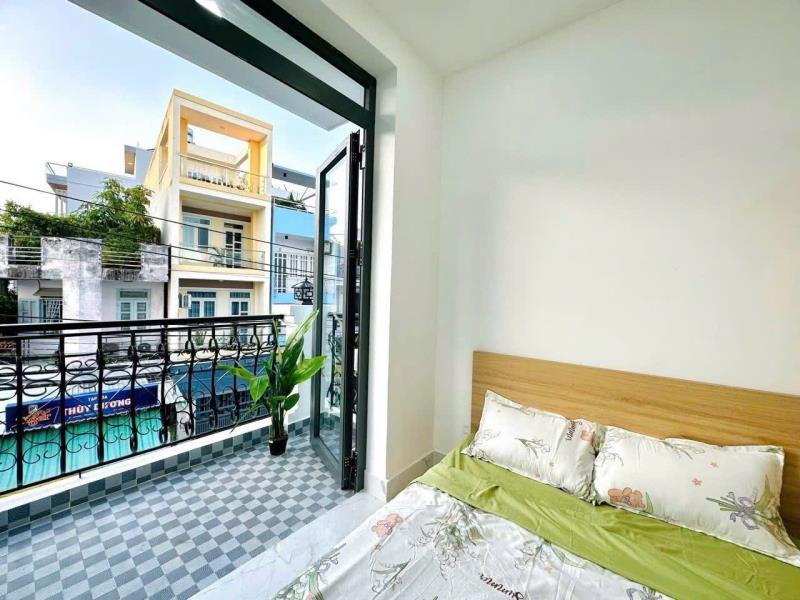 Căn hộ studio - nguyễn thượng hiền - ban công, tách bếp