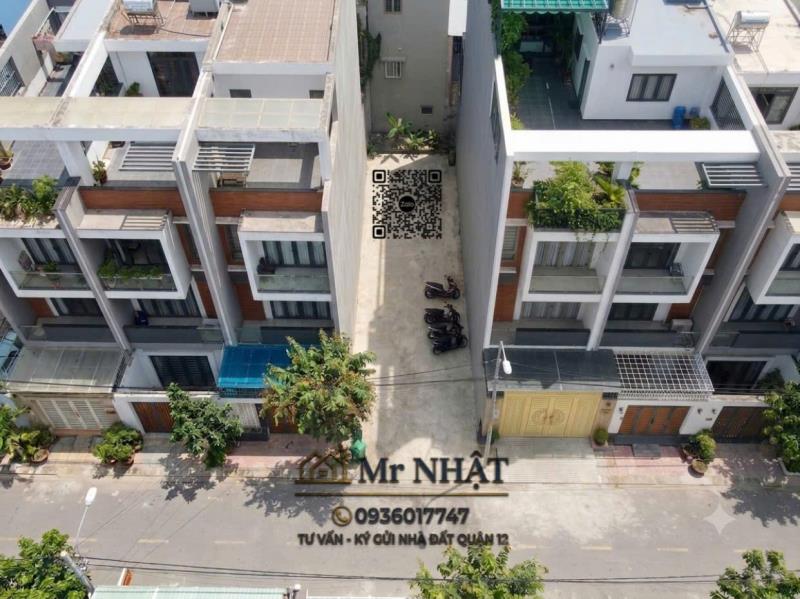 Đất mặt tiền bờ kênh tham lương - hẻm 10m - sổ hồng riêng - khu đồng bộ - 