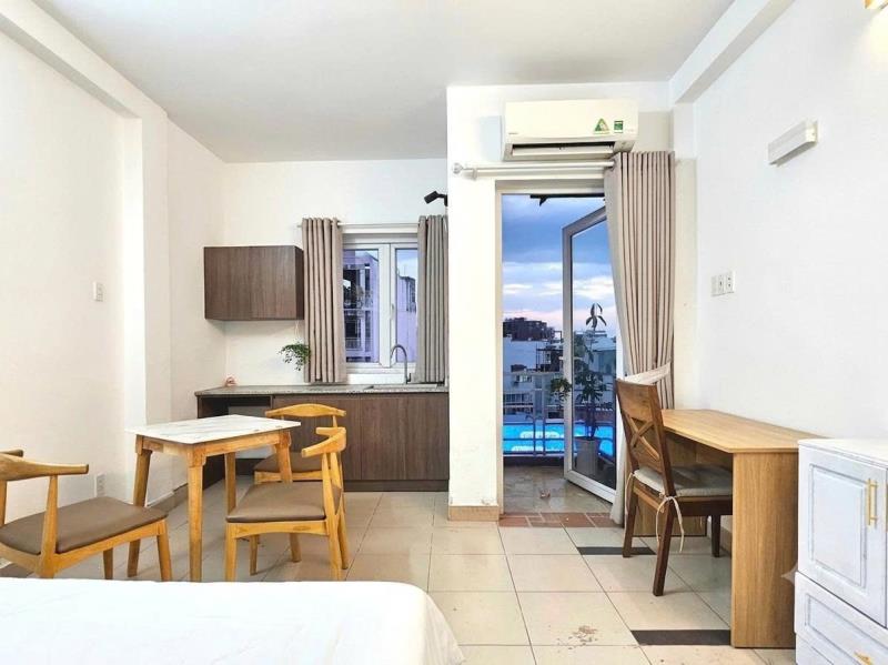 Studio full nội thất - 40m2 - ban công - máy giặt riêng - ngay dh văn lang cs2