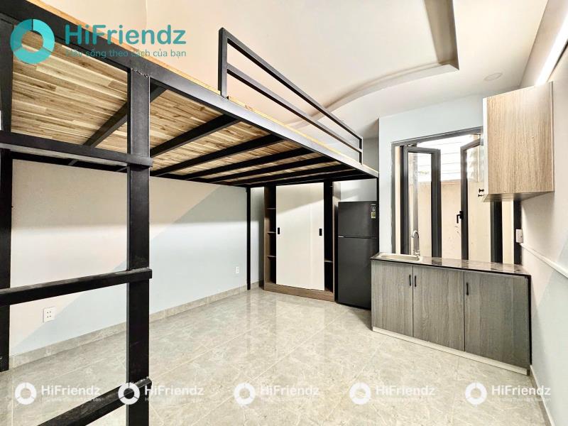 Cho thuê phòng trọ duplex có cửa sổ gần đại học công thương - đại học văn hiến