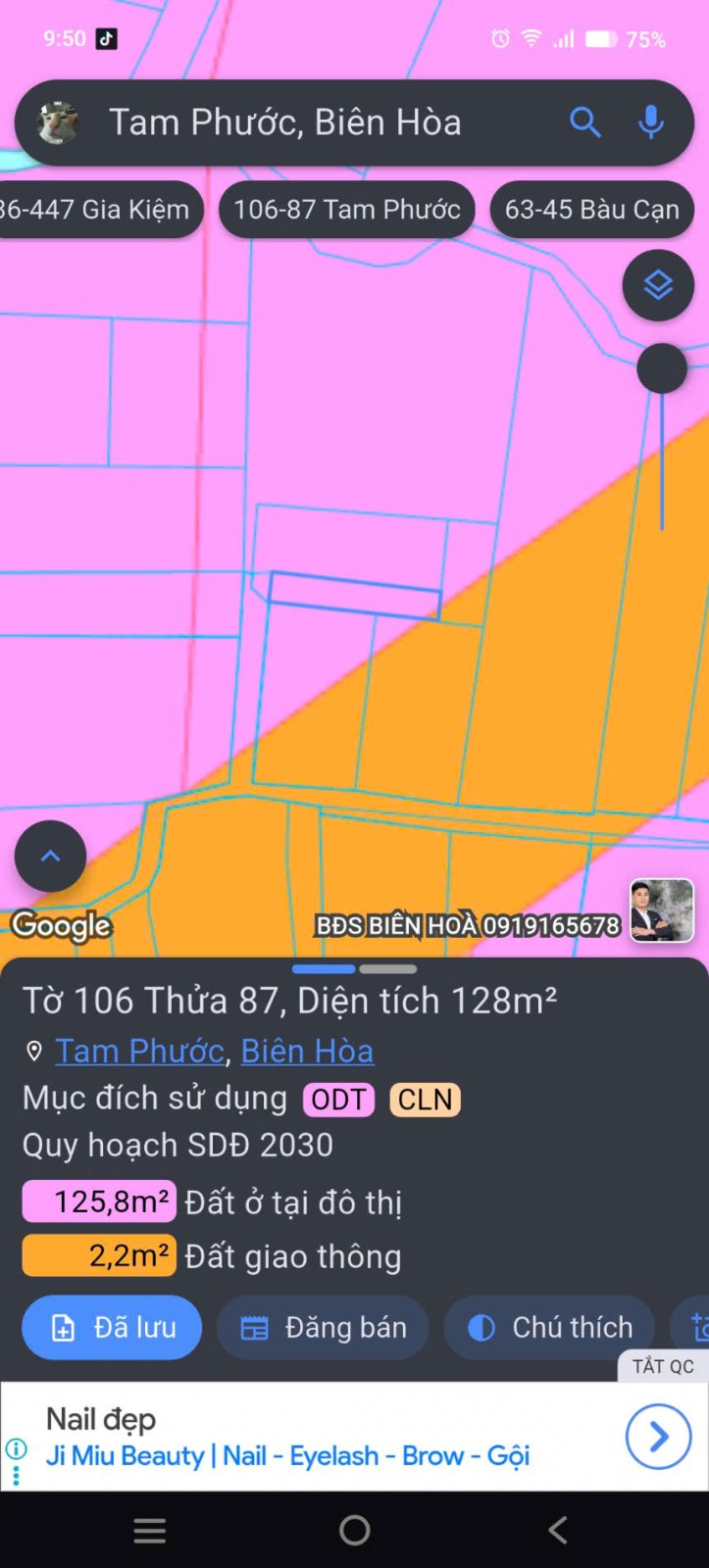 Bán đất thổ cư sổ riêng chính chủ - 2