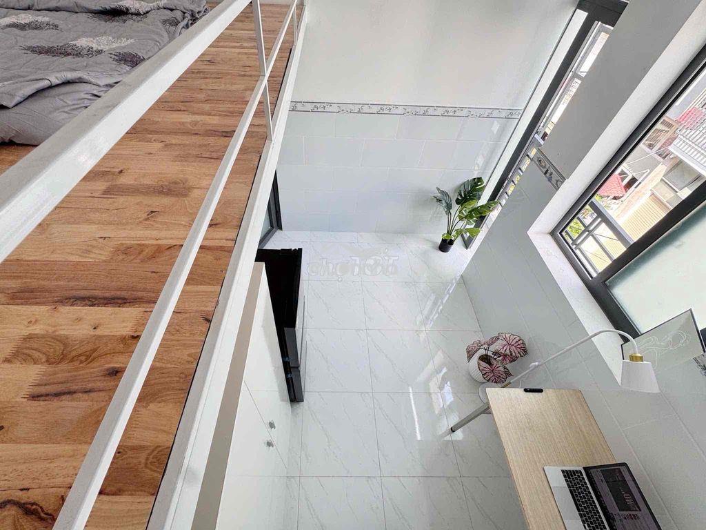 Căn hộ có gác thoáng mát ban công mới xây gần đại học văn hiến - huit - Ảnh 4
