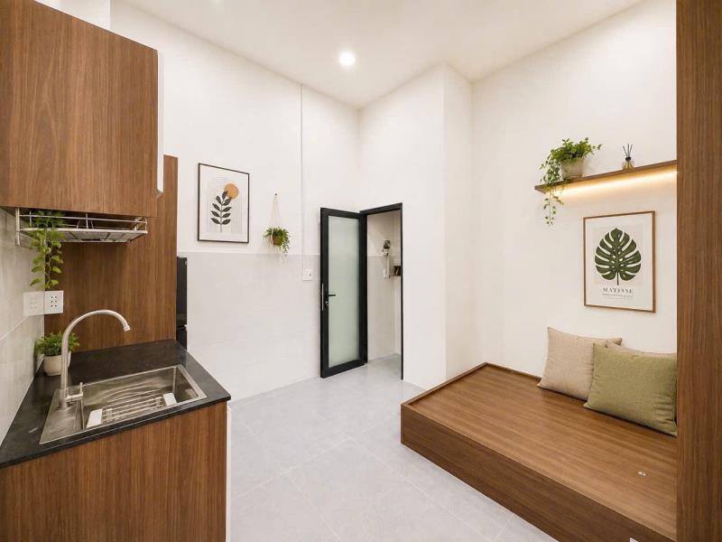 Studio full nội thất | kế bên đại học công thương | máy giặc riêng - 4
