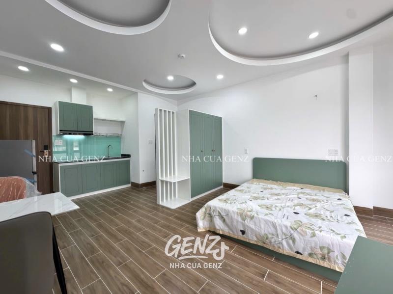 Studio rộng 40m2 | máy giặt riêng | ngay âu cơ - khuông việt - 2