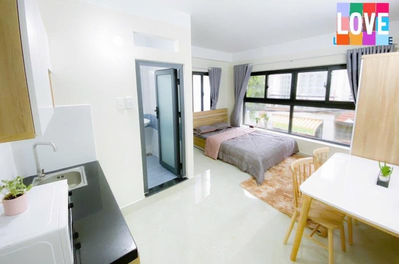 Studio cửa sổ trời | full nội thất | toàn nhà thang máy | ngay etown tân bình