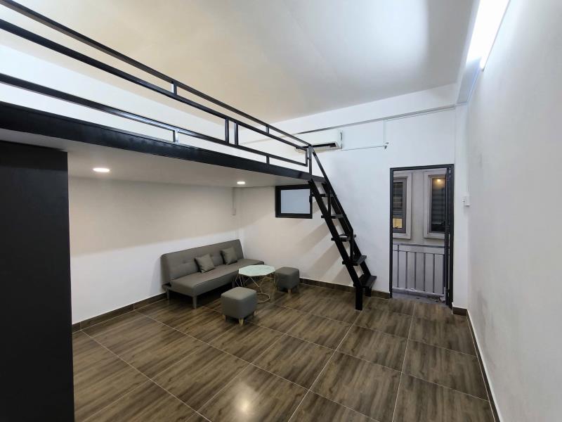 Cho thuê duplex (có gác) gần đại học ngoại thương đường nguyễn văn thương, bình thạnh